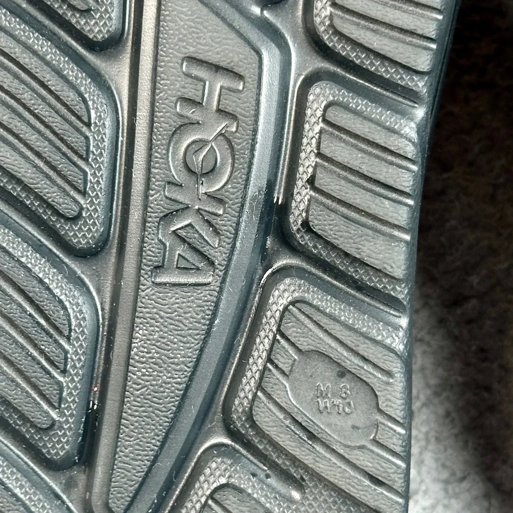 Hoka Ora Recovery Slide 3 Sandals Mens 8 Womens 10 Black Comfort Athletic Travel